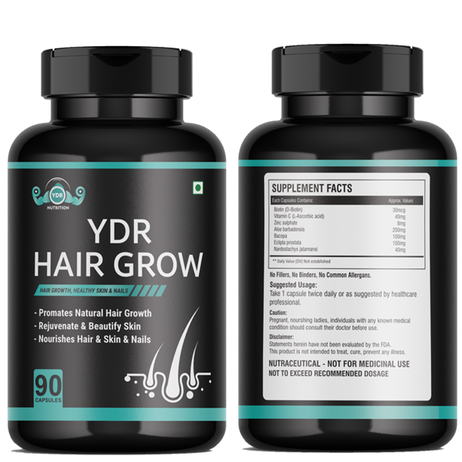 Hair Vitamins for Hair Re-Growth - 60 Capsules